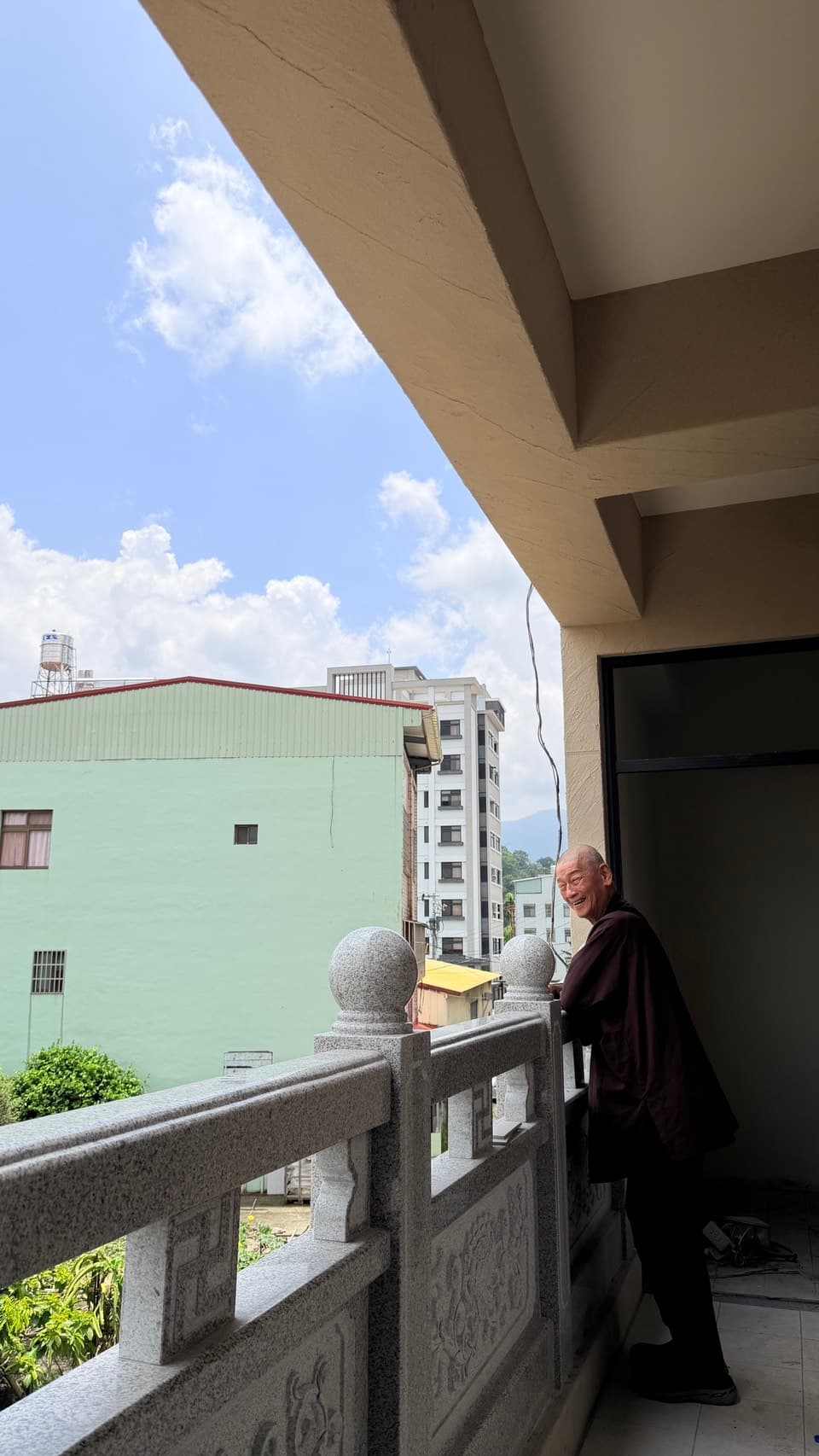 開山和尚禪敬老法師巡視妙喜山寺建設工程